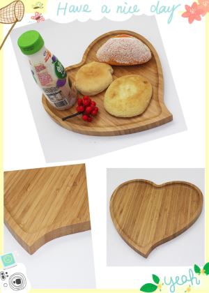 Бамбукова плита для закусок, перерви, торт та вечеря